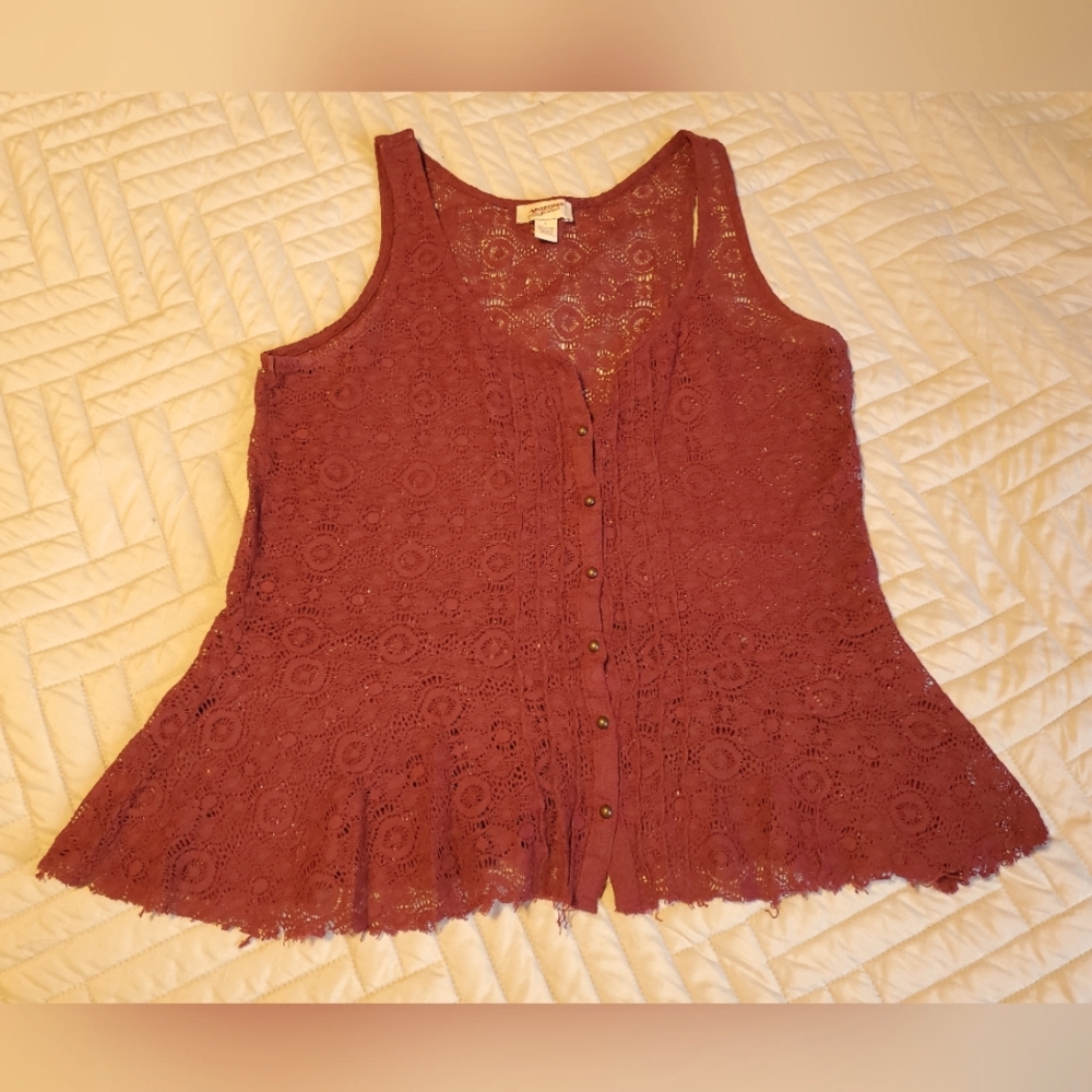 Arizona jeans lace top size Large - Picture 2 of 5